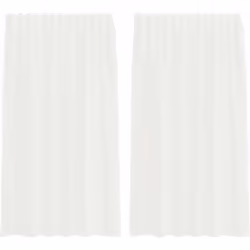 Profitez d'une pièce bien éclairée sans éblouissement excessif avec ces rideaux en voile. Matériau durable : le rideau est co ...