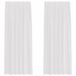 Profitez d'une pièce bien éclairée sans éblouissement excessif avec ces rideaux en voile. Matériau durable : le rideau est co ...