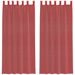 Profitez d'une pièce bien éclairée sans éblouissement excessif avec ces rideaux en voile. Matériau durable : le rideau est co ...