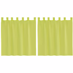 Profitez d'une pièce bien éclairée sans éblouissement excessif avec ces rideaux en voile. Matériau durable : le rideau est co ...