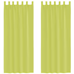 Profitez d'une pièce bien éclairée sans éblouissement excessif avec ces rideaux en voile. Matériau durable : le rideau est co ...