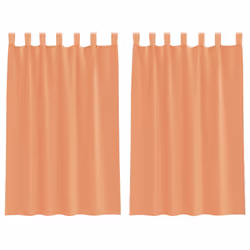 Profitez d'une pièce bien éclairée sans éblouissement excessif avec ces rideaux en voile. Matériau durable : le rideau est co ...