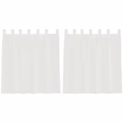 Profitez d'une pièce bien éclairée sans éblouissement excessif avec ces rideaux en voile. Matériau durable : le rideau est co ...