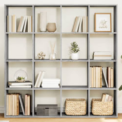 Vidaxl - Bibliothèque sonoma gris 137,5x29x137,5 cm bois d ingénierie