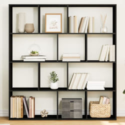 Vidaxl - Bibliothèque noir 132x29x141,5 cm bois d'ingénierie