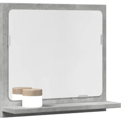 Vidaxl - Armoire à miroir de salle de bain gris béton bois d'ingénierie