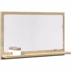 L'armoire de salle de bain à miroir présente un design épuré qui allie fonctionnalité et style, ce qui en fait un complément  ...