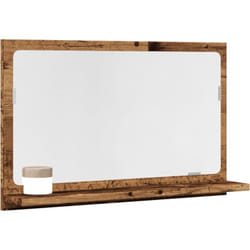 Vidaxl - Armoire à miroir de salle de bain vieux bois bois d'ingénierie