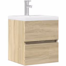 Cette armoire d'évier, avec un espace de rangement spacieux, est un excellent supplément à votre salle de bain, ce qui lui do ...
