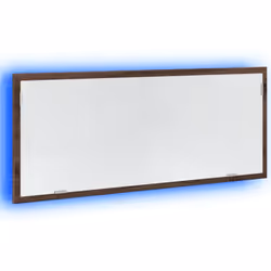 Le miroir de salle de bain présente un design épuré qui allie fonctionnalité et style, ce qui en fait un complément parfait à ...