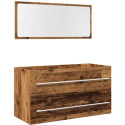 Vidaxl - Ensemble de meubles salle de bain 2 pcs bois d'ingénierie