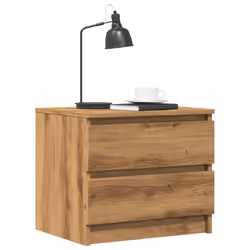 VidaXL 856521 Table de nuit et table de chevet Chêne