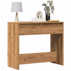 Cette table console constitue un complément décoratif et pratique parfait à votre décor existant. Matériau durable : le bois  ...