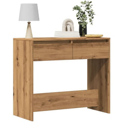 Vidaxl - Table console chêne artisanal 89x41x76,5 cm bois d'ingénierie