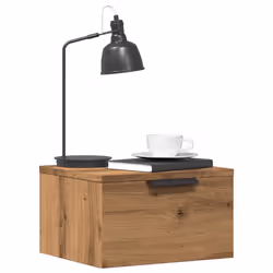 VidaXL 856981 Table de nuit et table de chevet Chêne