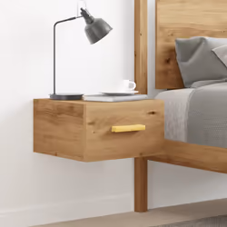 VidaXL 857065 Table de nuit et table de chevet Chêne