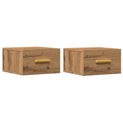 VidaXL 857066 Table de nuit et table de chevet Chêne