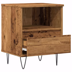 VidaXL 857358 Table de nuit et table de chevet Bois - Vue supplémentaire 5
