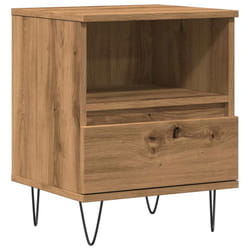 VidaXL 857359 Table de nuit et table de chevet Chêne