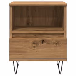 VidaXL 857359 Table de nuit et table de chevet Chêne - Vue supplémentaire 4