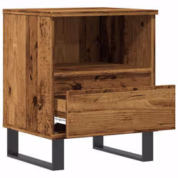 VidaXL 857376 Table de nuit et table de chevet Bois - Vue supplémentaire 5
