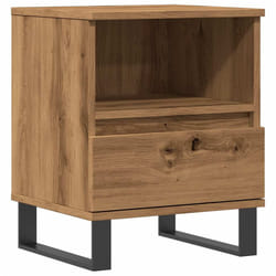 VidaXL 857378 Table de nuit et table de chevet Chêne