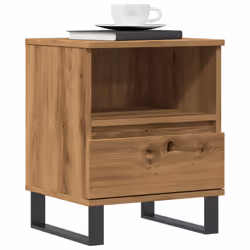 VidaXL 857378 Table de nuit et table de chevet Chêne
