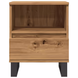 VidaXL 857378 Table de nuit et table de chevet Chêne - Vue supplémentaire 4