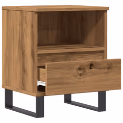 VidaXL 857378 Table de nuit et table de chevet Chêne - Vue supplémentaire 5