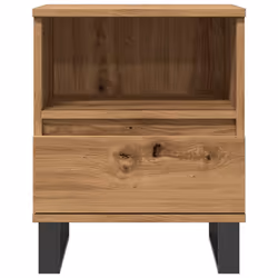 VidaXL 857379 Table de nuit et table de chevet Chêne - Vue supplémentaire 5
