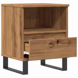 VidaXL 857379 Table de nuit et table de chevet Chêne - Vue supplémentaire 6