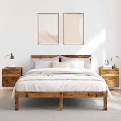 VidaXL 857417 Table de nuit et table de chevet Bois