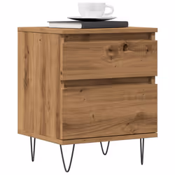 VidaXL 857418 Table de nuit et table de chevet Chêne
