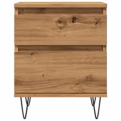 VidaXL 857418 Table de nuit et table de chevet Chêne - Vue supplémentaire 5