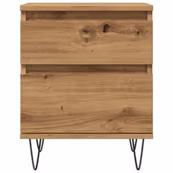 VidaXL 857419 Table de nuit et table de chevet Chêne - Vue supplémentaire 5