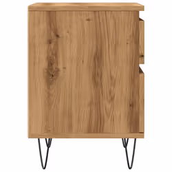 VidaXL 857419 Table de nuit et table de chevet Chêne - Vue supplémentaire 6