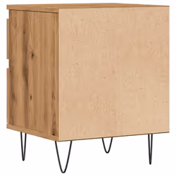 VidaXL 857419 Table de nuit et table de chevet Chêne - Vue supplémentaire 7