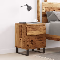 VidaXL 857437 Table de nuit et table de chevet Bois - Vue supplémentaire 3