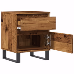 VidaXL 857437 Table de nuit et table de chevet Bois - Vue supplémentaire 5