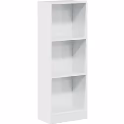 VidaXL 858303, Blanc, 3 étagères, Bois, Bois, 400 mm, 240 mm
