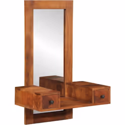 Ce miroir mural est un supplément parfait à votre pièce intérieure, créant une impression durable ! Matériau durable : ce mir ...