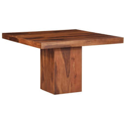 Table À Manger 120x120x77 Cm Bois D'Acacia Massif Vidaxl