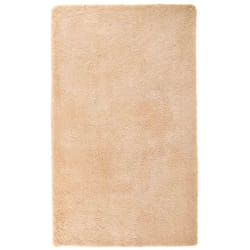 Vidaxl - Tapis Shaggy à poils longs navarra beige 60x100 cm polyester