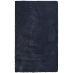 Vidaxl - Tapis Shaggy à poils longs navarra bleu marine 60x100 cm
