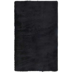 Vidaxl - Tapis shaggy à poils longs navarra noir 80x150 cm polyester