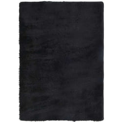 Vidaxl - Tapis shaggy à poils longs navarra noir 120x170 cm polyester