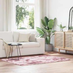 VIDAXL NAVARRA - Tapis Shaggy Rose Poudré 120x170
