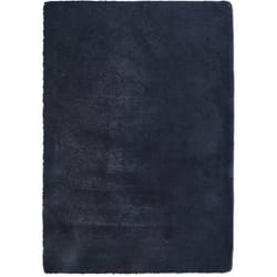Vidaxl - Tapis shaggy à poils longs navarra bleu marine 120x170 cm