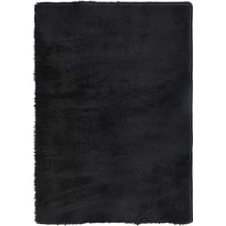Vidaxl - Tapis shaggy à poils longs navarra noir 160x230 cm polyester