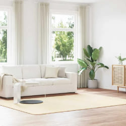 VIDAXL NAVARRA - Tapis Shaggy Crème 200x290